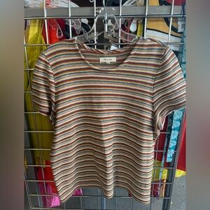Madewell Striped Tshirt Size Medium
